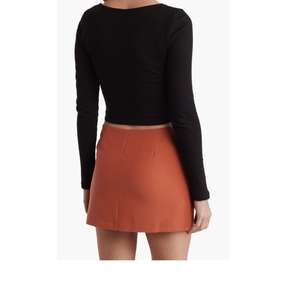 ❤️ Elodie Ribbed Notch Neck Top - Picture 7 of 8